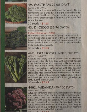 Seed Catalog Page image