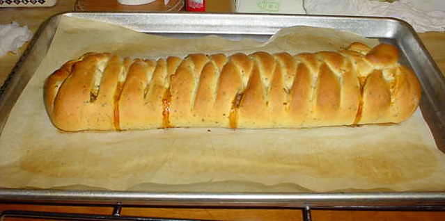 Baked Pizza Bread image